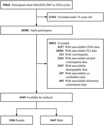 Association between composite dietary antioxidant index and fatty liver index among US adults